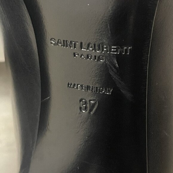 Saint Laurent Leather Pumps black - Picture 13 of 13